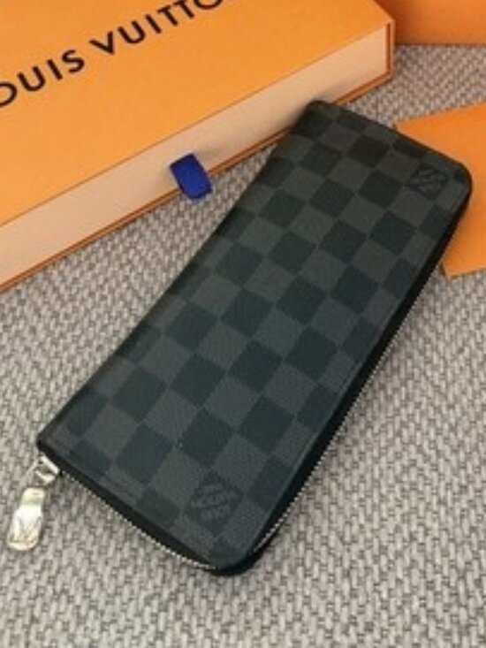 Louis Vuitton Handbags - Louis Vuitton Damier Graphite Zippy Wallet Vertical Braza Wallet N63095